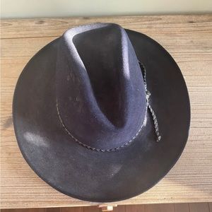 Vintage Stetson Black Western Cowboy Hat 3X / XXX Beaver Men's Size 7 1/4